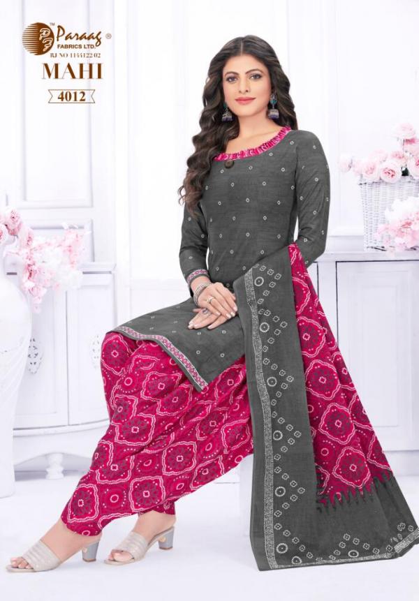 Paraag Mahi Vol-4 Cotton Designer Readymade Suit